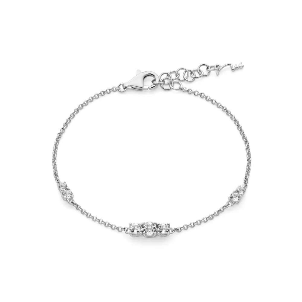 Bracciale Miluna Giochi di Luce Argento e 7 topazi