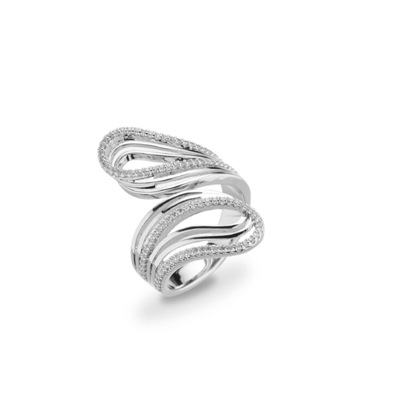 Anello Sovrani in ottone con cubic zirconia