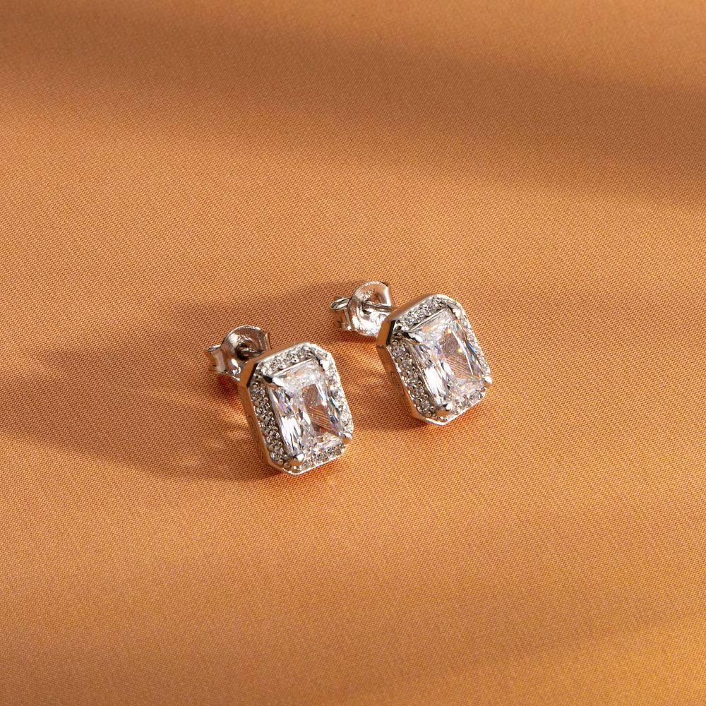 Orecchini Morellato Tesori Zirconi Bianchi al lobo