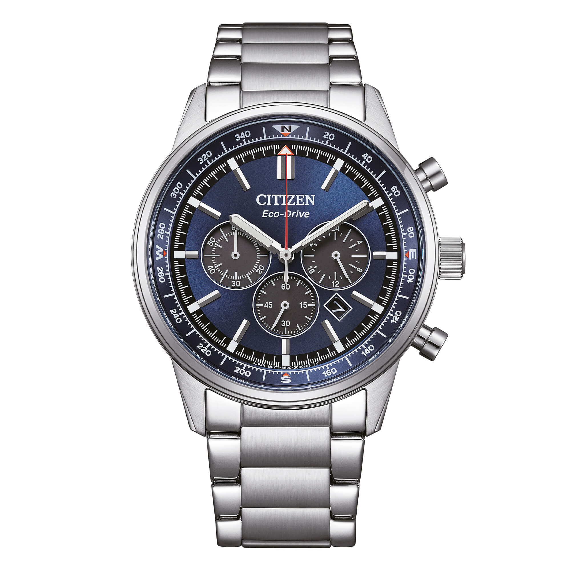 Orologio Citizen Collezione Of Aviator Crono quadrante blu 42 mm