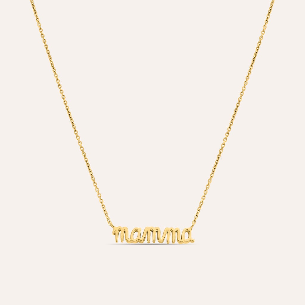 Collana Stroili Mamma Silver Collection dorata