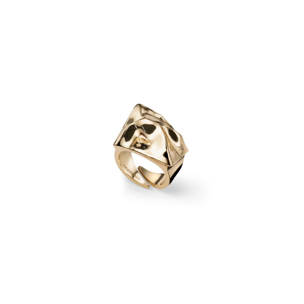 Anello Unoaerre Lux dorato
