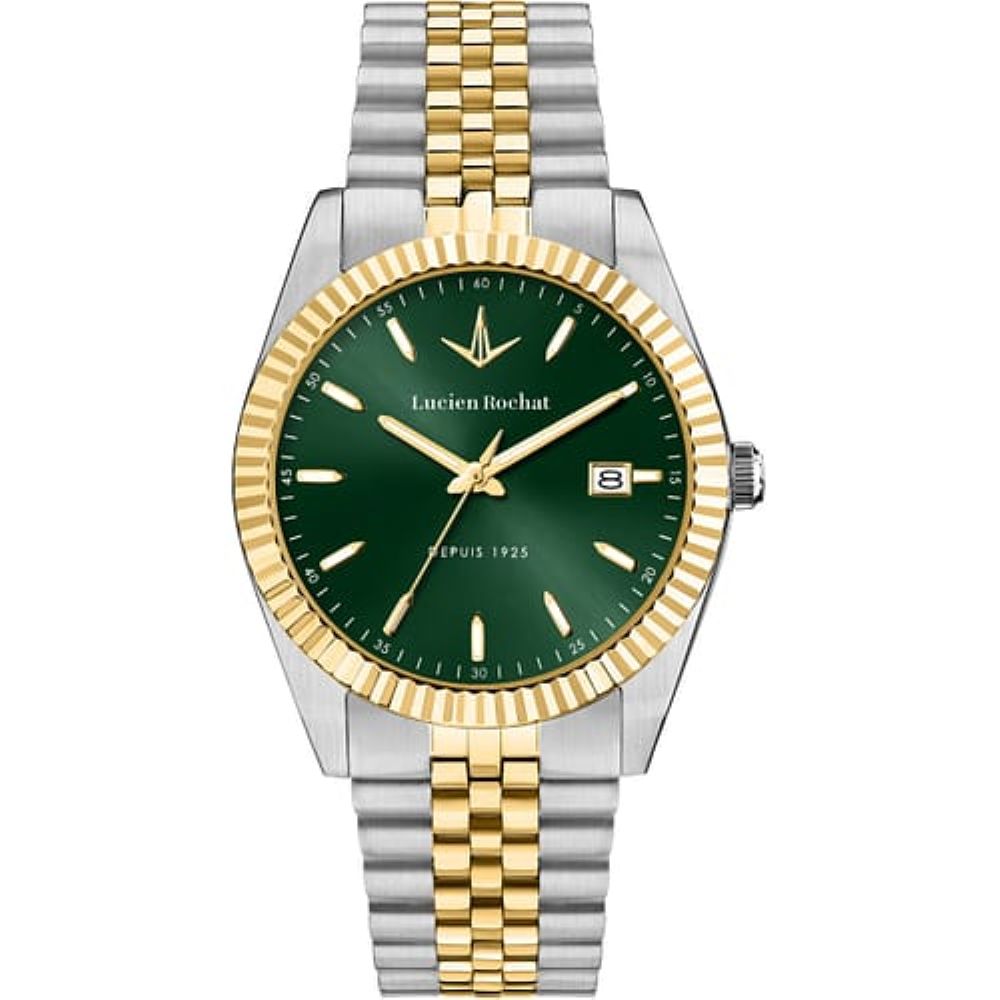 Orologio Lucien Rochat Bienne 41mm Green Silver Gold