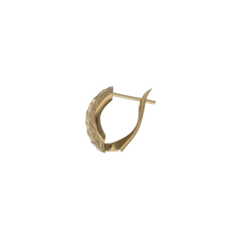 Orecchini Oro 18 kt clip sfaccettati
