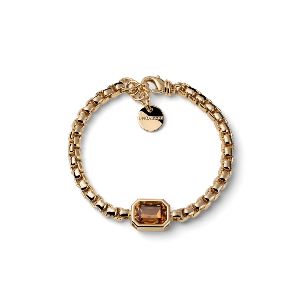 Bracciale Unoaerre Joya cristallo giallo