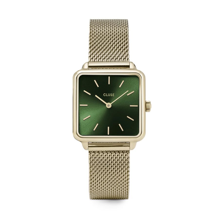 Orologio ClusevLa Tétragone Green Gold 28.5mm