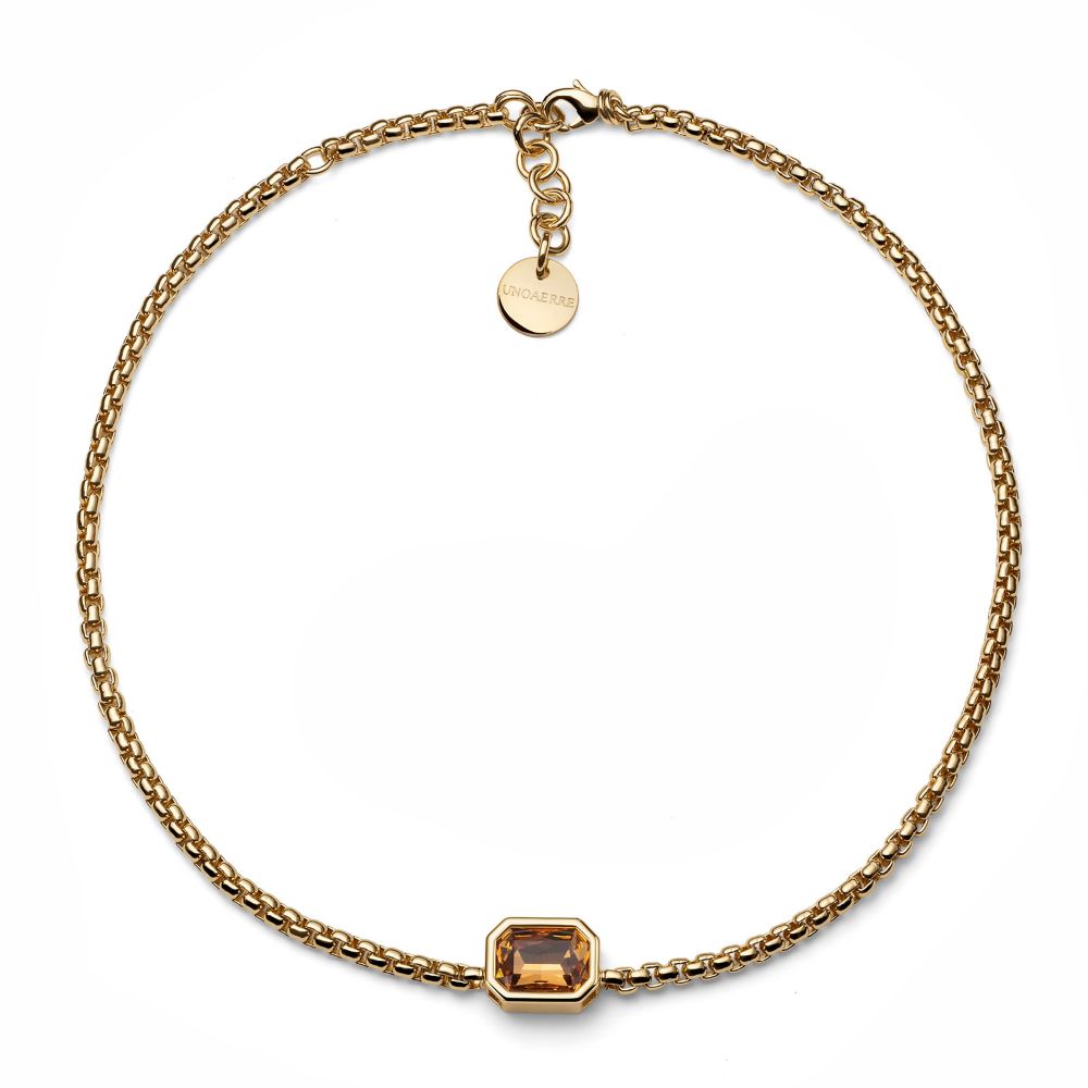 Collana Unoaerre Joya cristallo giallo