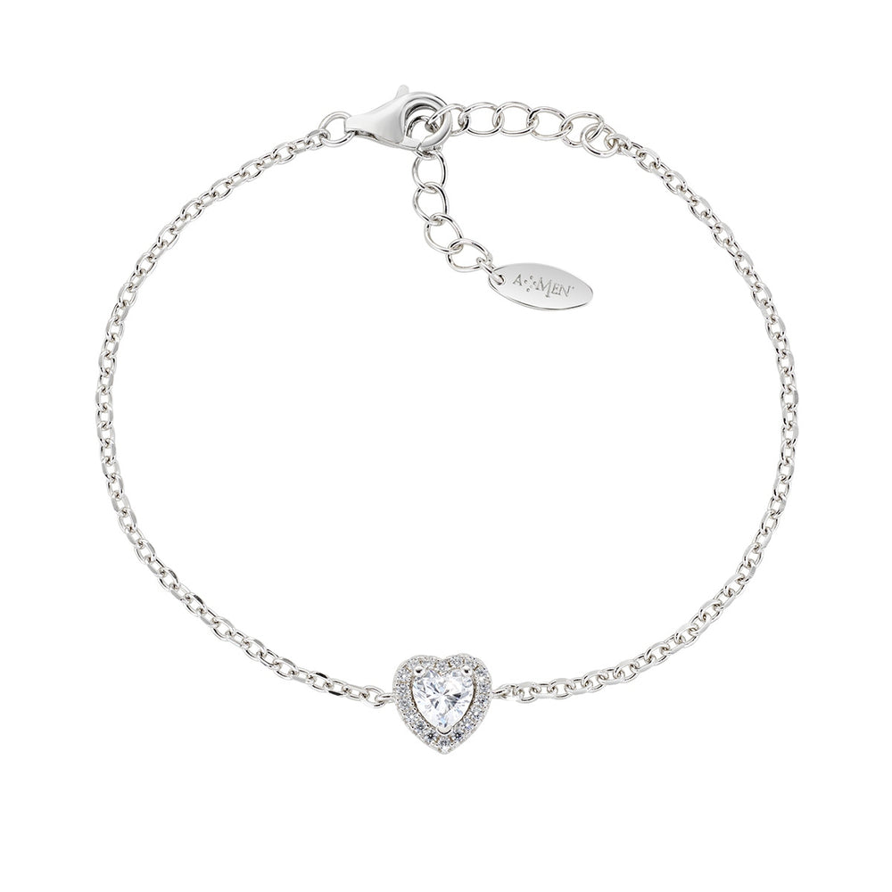 Bracciale Amen Dolce Cuore Bianco