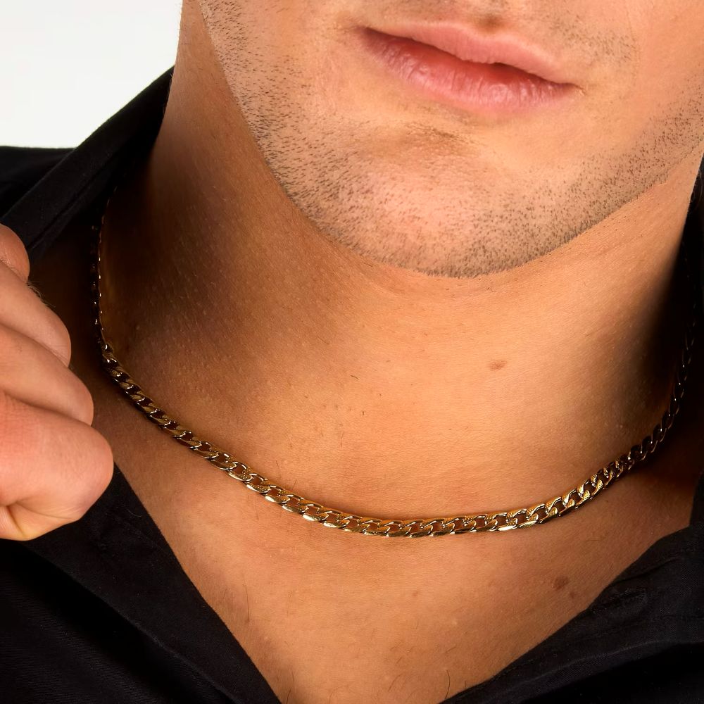 Collana Sector Basic Chain Gold 5 mm