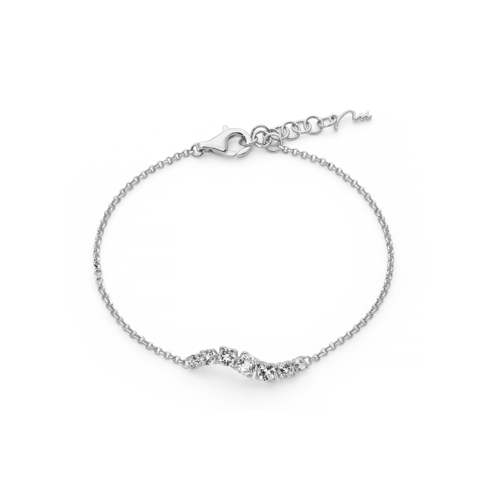 Bracciale Miluna Giochi di Luce Argento e 7 topazi