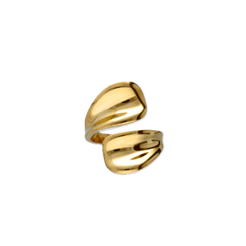 Anello Oro 18 kt Donna giallo con foglie