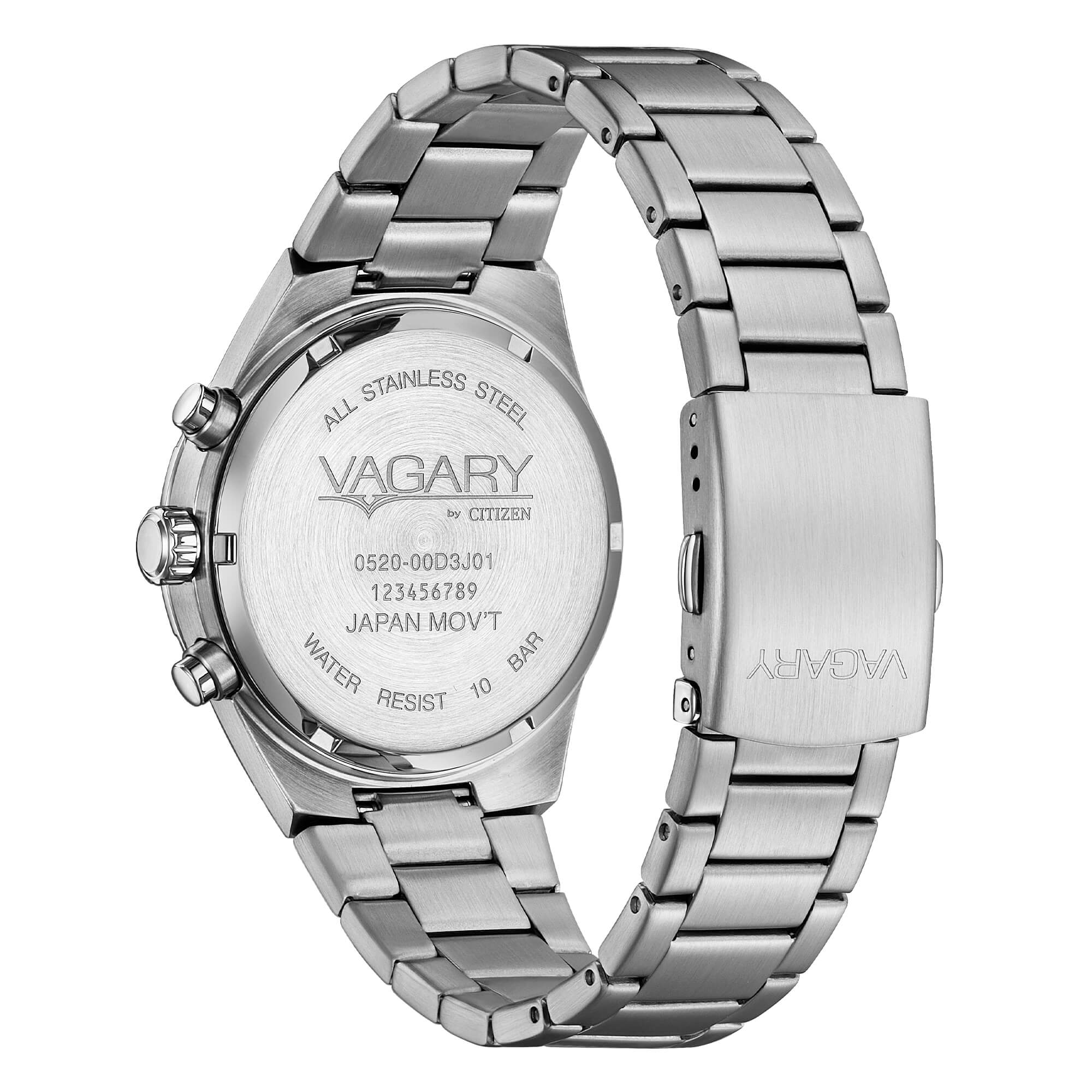 Orologio Vagary By Citizen Aqua39 Crono 41mm Blu