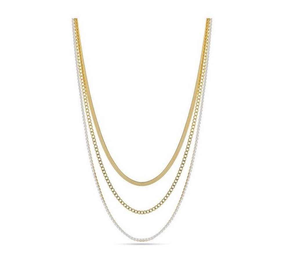 Collana Liu Jo maglia catena piatta e tennis