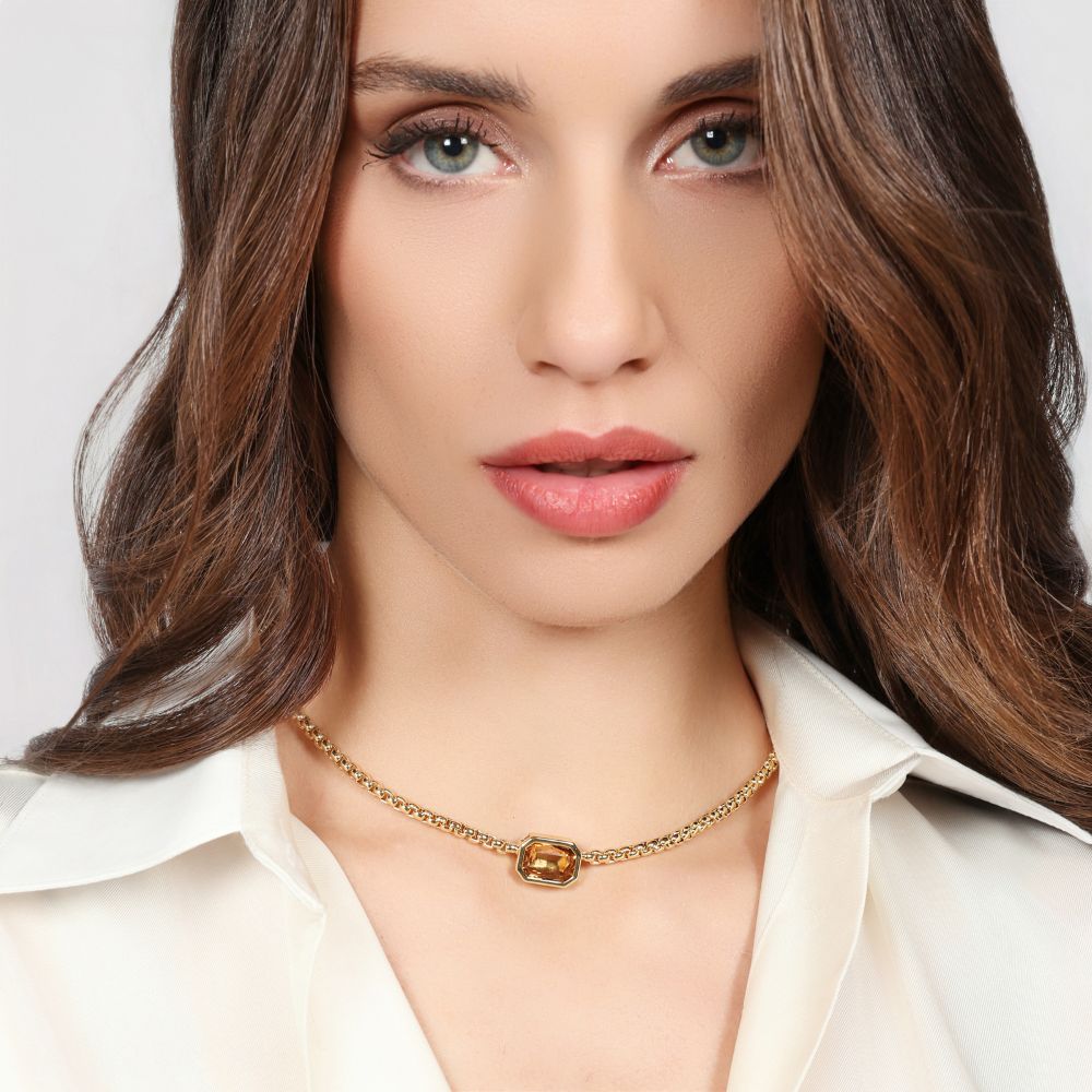 Collana Unoaerre Joya cristallo giallo