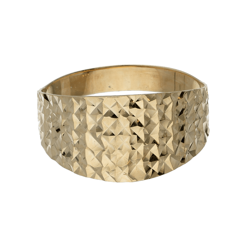 Anello Oro 18 kt Donna a fascia lavorato