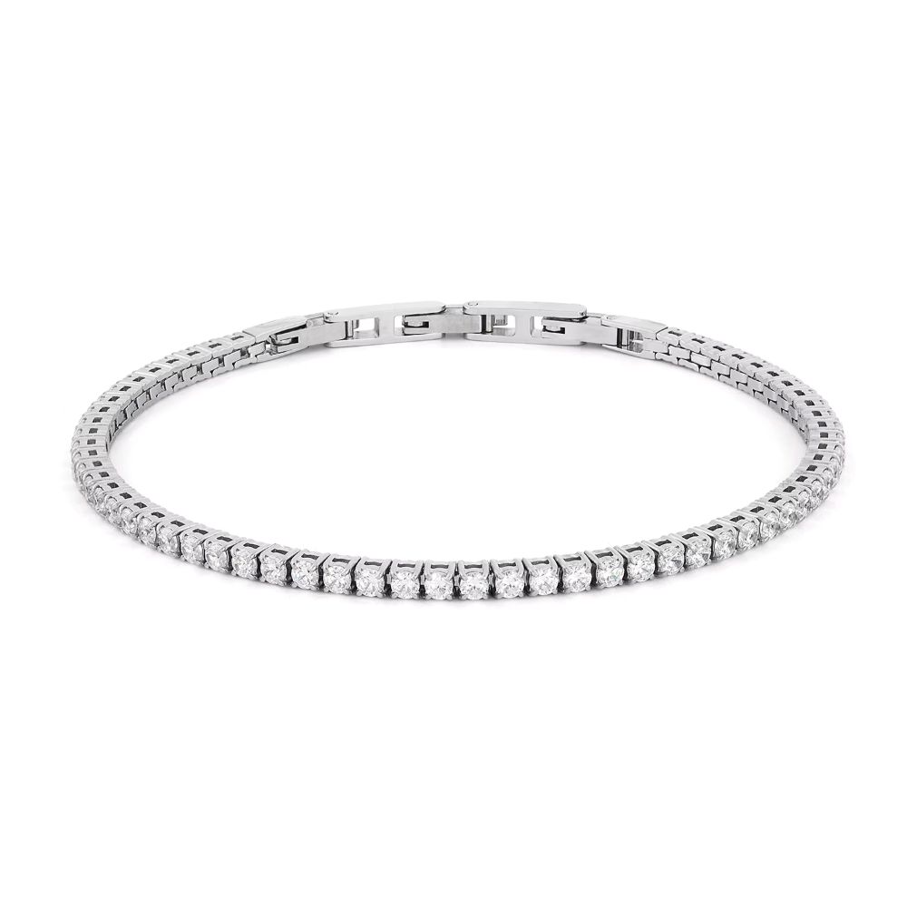 Bracciale Comete We Are Tennis zirconi bianchi ø mm2,5