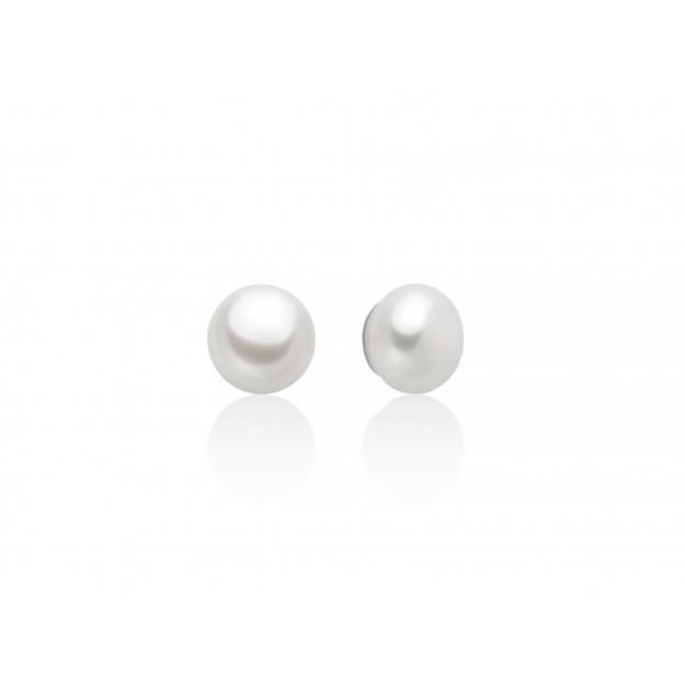 Orecchini Miluna di Perle in argento mis 8,5-9