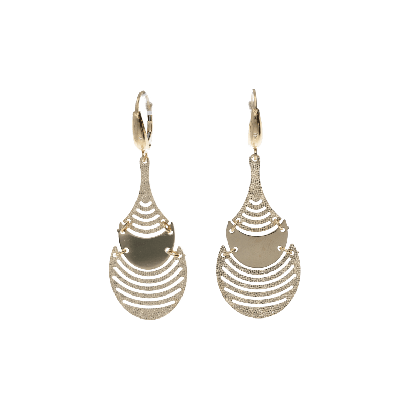 Orecchini Oro 18 kt Pendenti con monachella