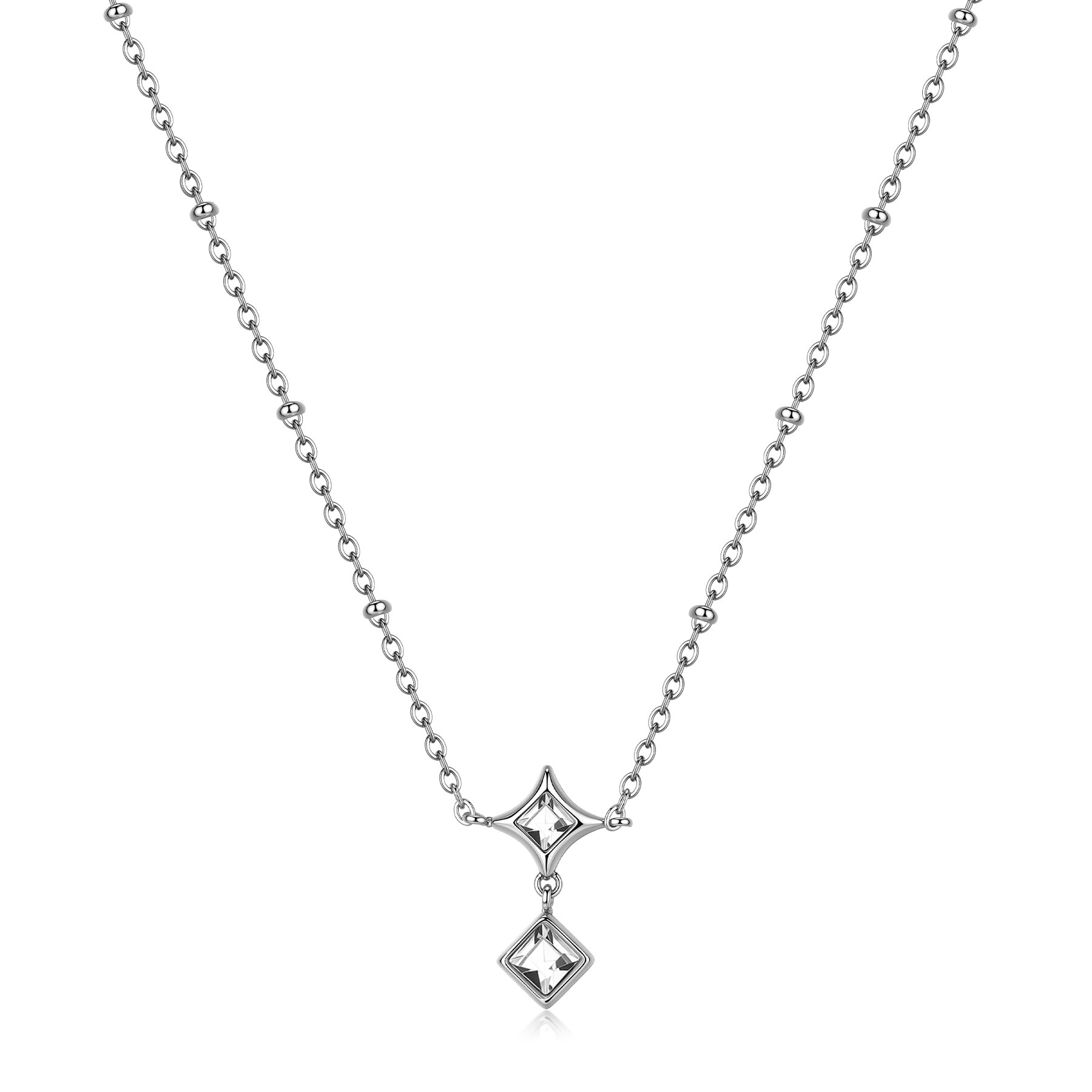 Collana S'Agapo' Luce Argentata