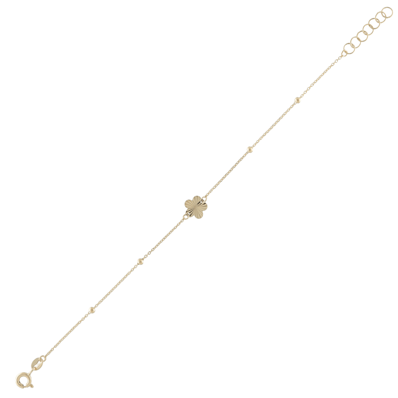 Bracciale Oro 18 kt Donna con fiore
