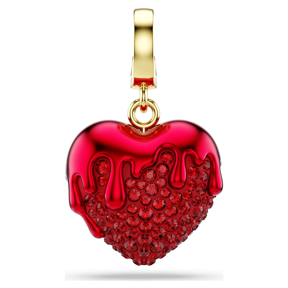 Charm Swarovski Idyllia Cuore Rosso Placcato