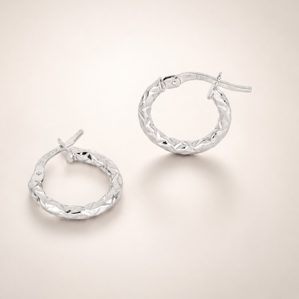 Orecchini I Gold 9 kt boccoli 10mm