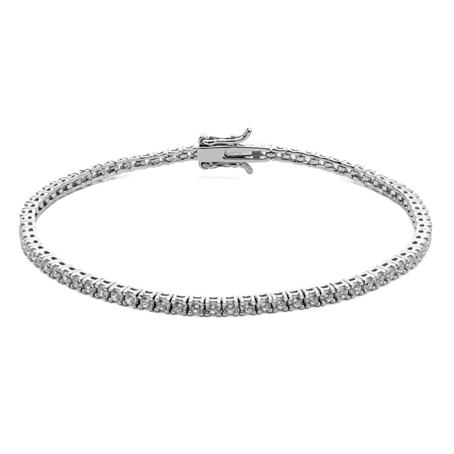 Bracciale Comete Tennis 2mm zirconi bianchi