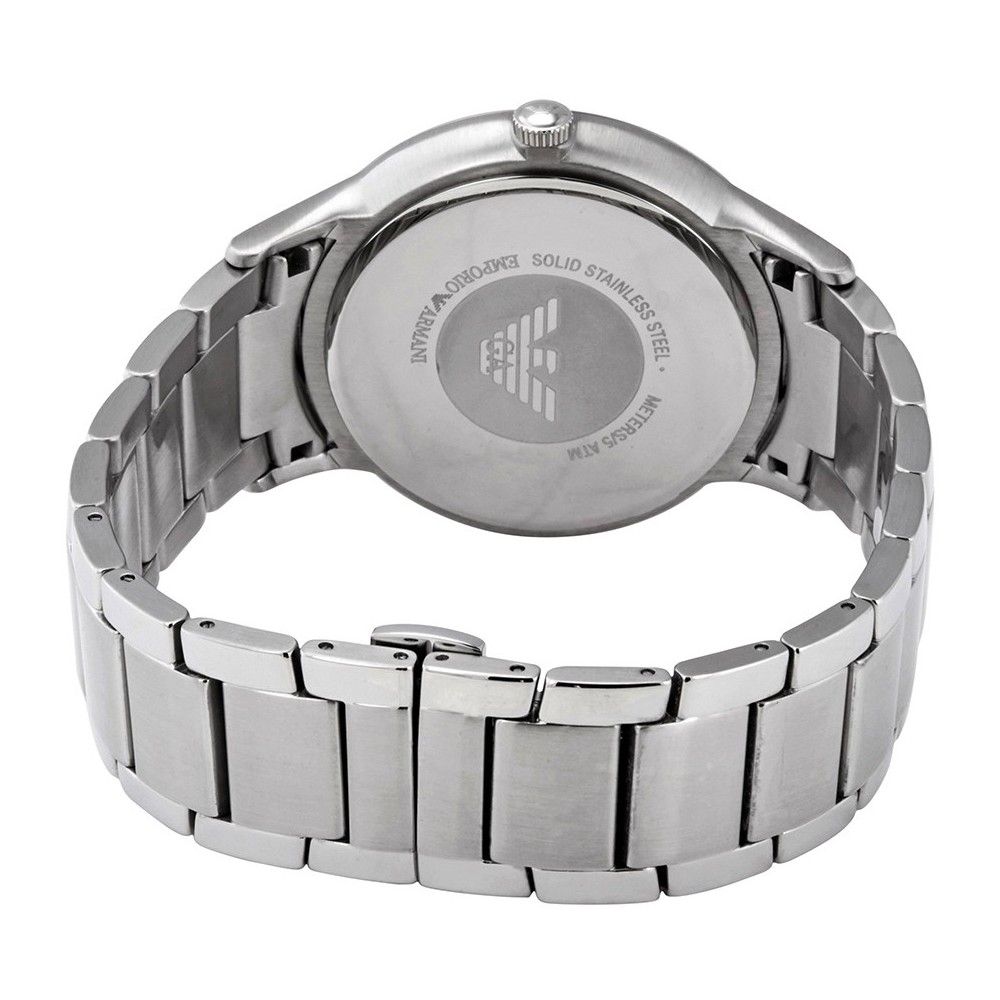 Orologio Emporio Armani 43mm Black Rosè Gold Silver