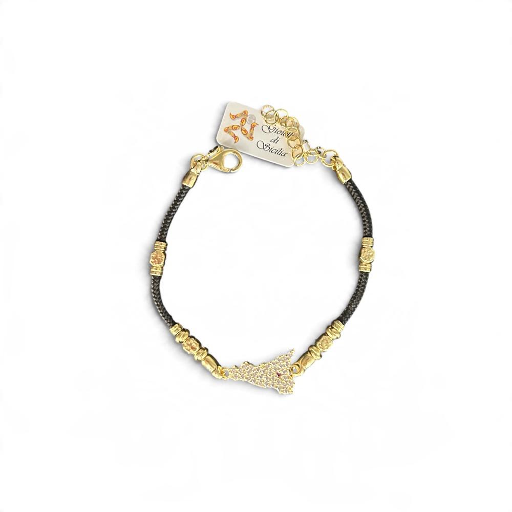 Bracciale Gioielli di Sicilia in corda e argento