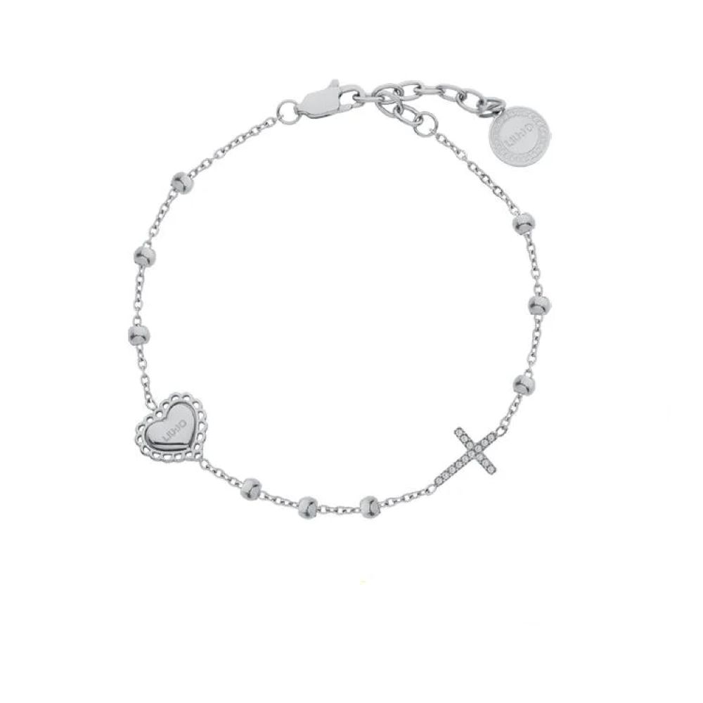 Bracciale Liu Jo Essential Cuore e Crocetta