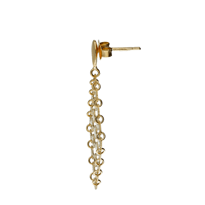 Orecchini Oro 18 kt pendenti a fantasia