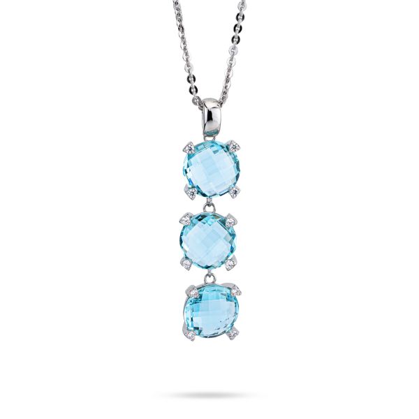 Collana Boccadamo con Pendenti Acquamarina