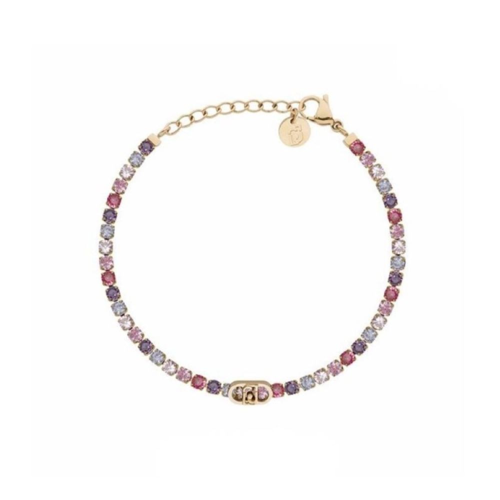 Bracciale Liu Jo Essential Tennis Dorato Multicolor