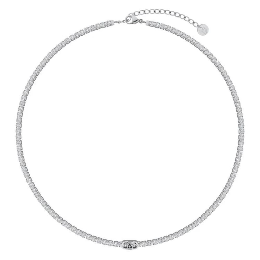 Collana Liu Jo Essential Tennis cristalli bianchi