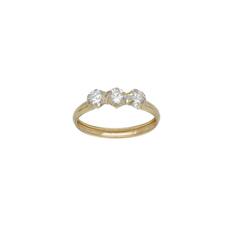 Anello Oro 18 kt Donna giallo trilogy