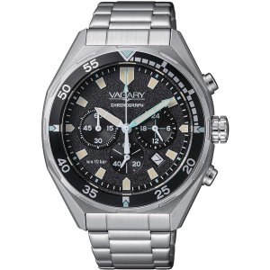 Orologio Vagary By Citizen Aqua39 Crono 41mm Nero