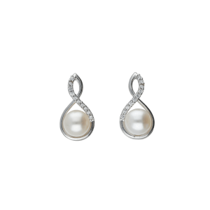 Orecchini Oro 18 kt Fantasia con perla