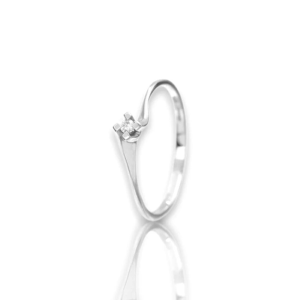 Anello Giorgio Visconti Solitario ct 0,05 mis 14