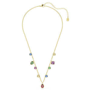 Collana Swarovski Imber Multicolore Finitura oro 18K