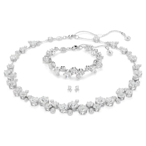 Set Swarovski Constella Taglio misto Bianco Placcato rodio