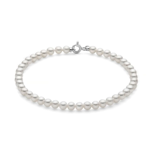 Bracciale Miluna di perle da 5-5, 5 mm e oro 9kt