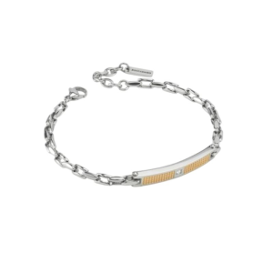 Bracciale Boccadamo man piastra dorata