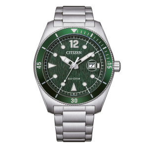 Orologio Citizen Collezione Of Marine quadrante verde 43 mm
