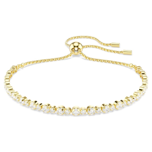 Bracciale Swarovski Tennis Matrix Bianco Placcato color oro