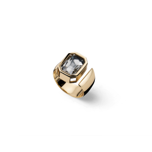 Anello Unoaerre Joya cristallo grigio
