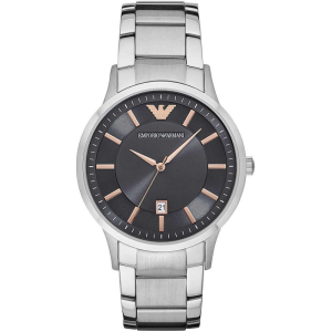Orologio Emporio Armani 43mm Black Rosè Gold Silver
