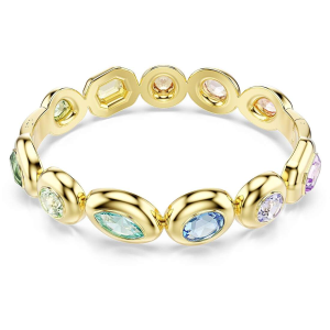 Bracciale Swarovski Gema Rigido Multicolor placcato color oro M