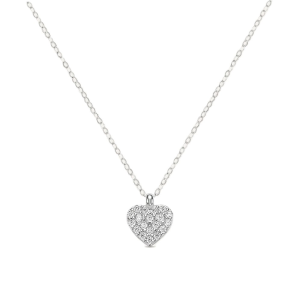 Collana Stroili Claire Oro Bianco 9 kt Cubic Zirconia
