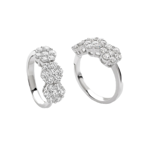 Anello Giorgio Visconti Trilogy ct 0.51