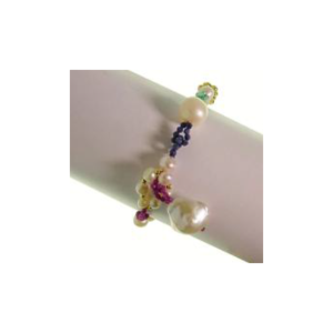Bracciale Rajola Fusione corda oro e pietre